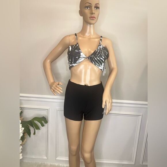 NWT Bar III Moody Tropics Convertible Bikini Top - Picture 7 of 11